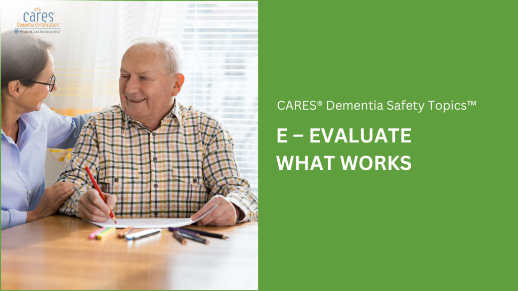 Evaluating what works in dementia care