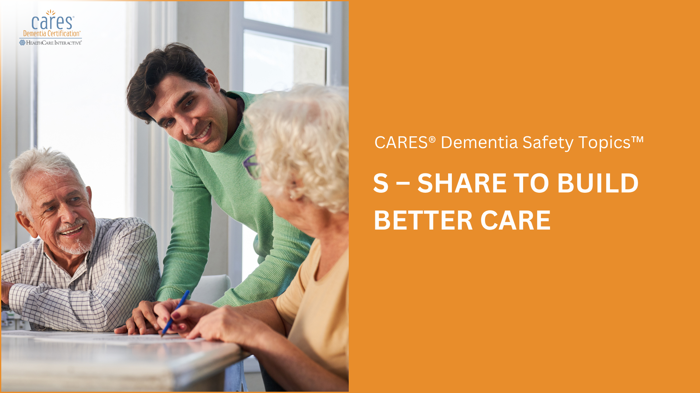 S – Sharing with Others Helps Build Better Care Together