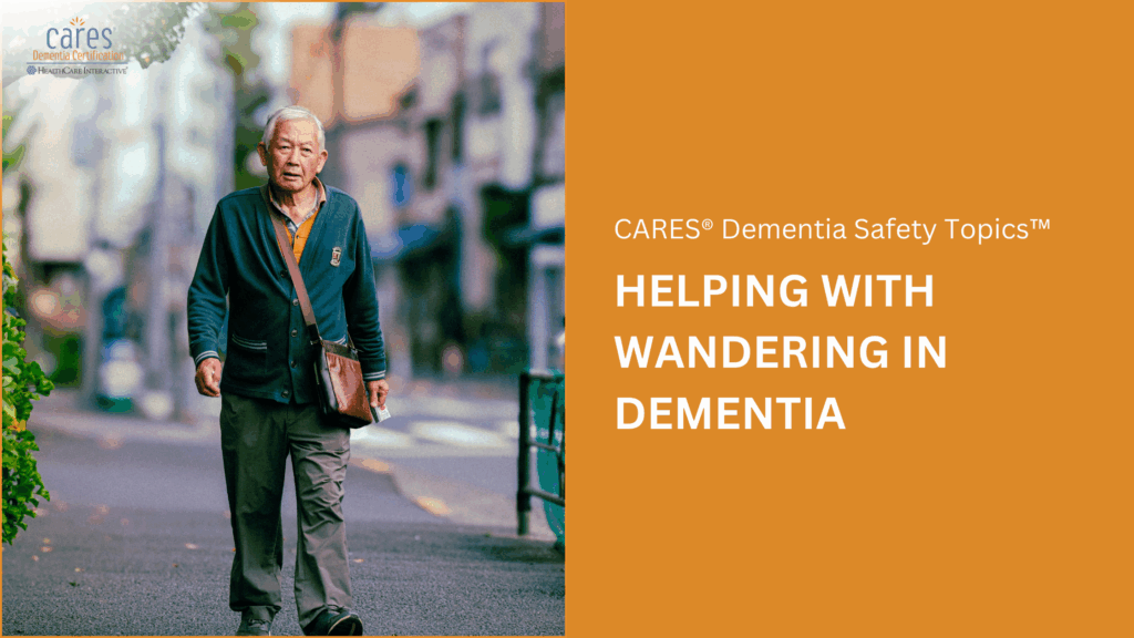 Wandering of people living with dementia