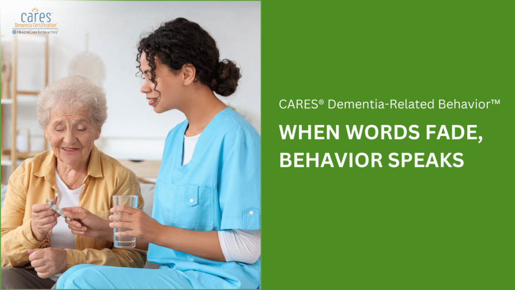 dementia behavior is communication