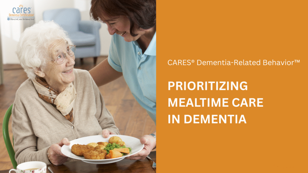 Mealtime care in dementia