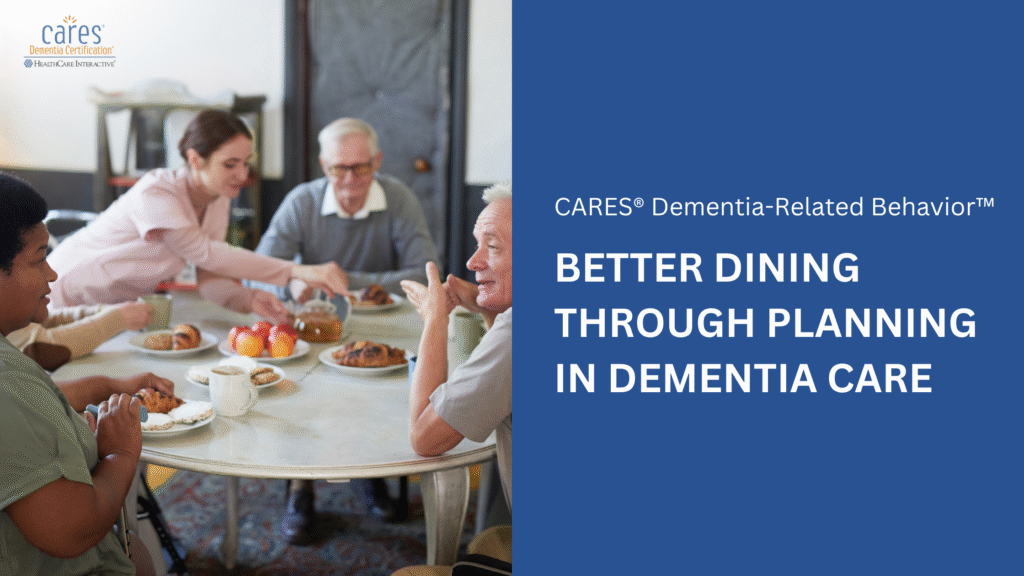 Dining management in dementia care