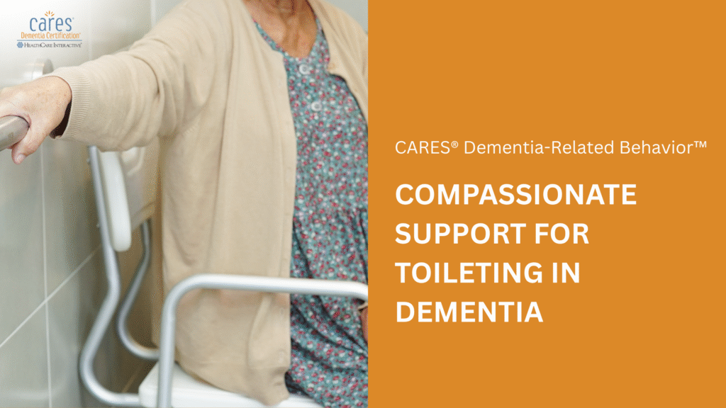 Dignified toileting care in dementia
